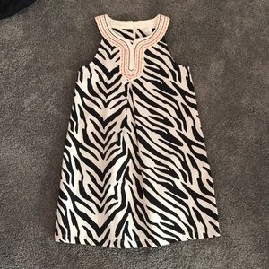 Zip up Gymboree Zebra dress